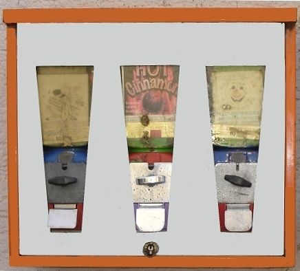 3-Schachtgehäuse für Standardautomaten inkl. Frontplatte,